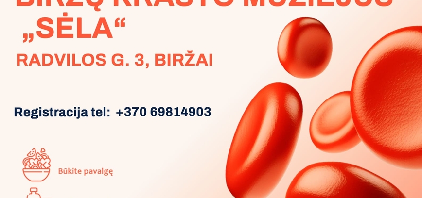 Kviečiame padovanoti kraujo!