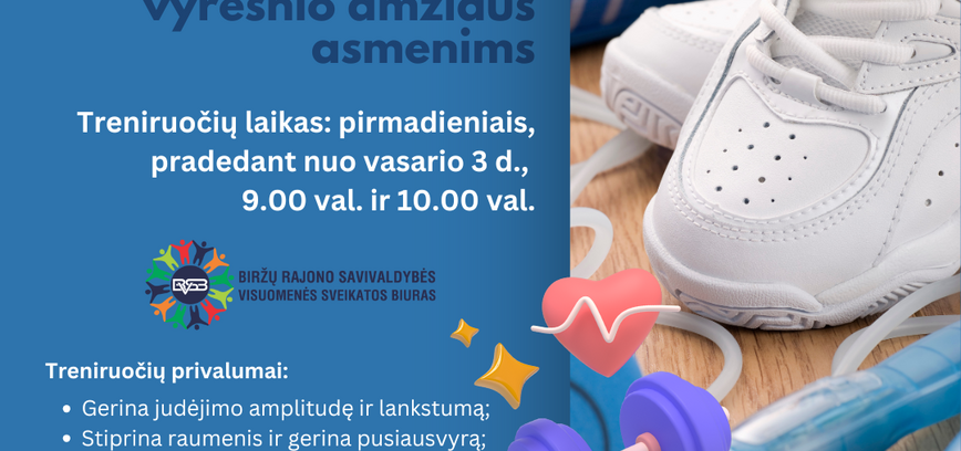 Funkcinės sveikatingumo treniruotės vyresnio amžiaus asmenims