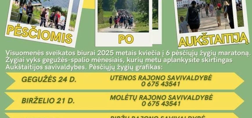 Pėsčiomis po Aukštaitiją